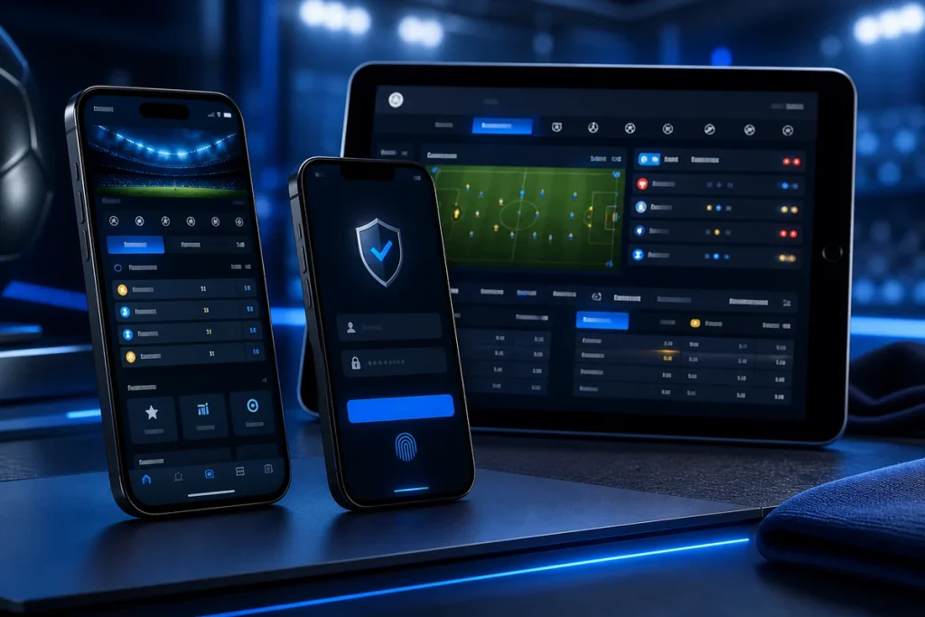 Telefon ve tablette güvenli mobil spor bahisleri erişimi